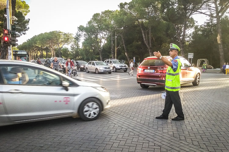 Traffic police Tirana