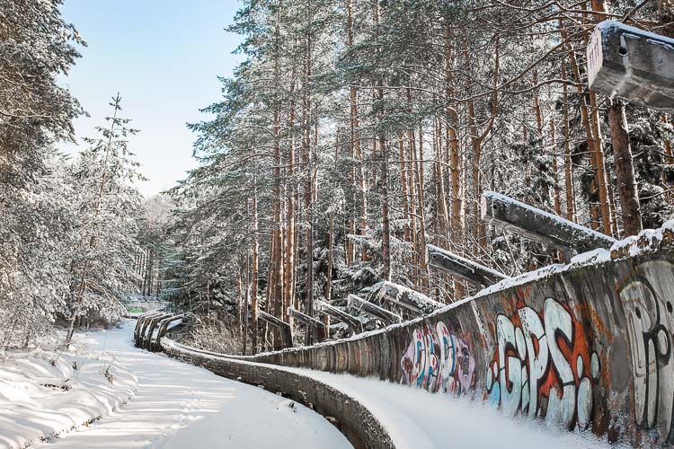 Bobsleigh track Sarajevo