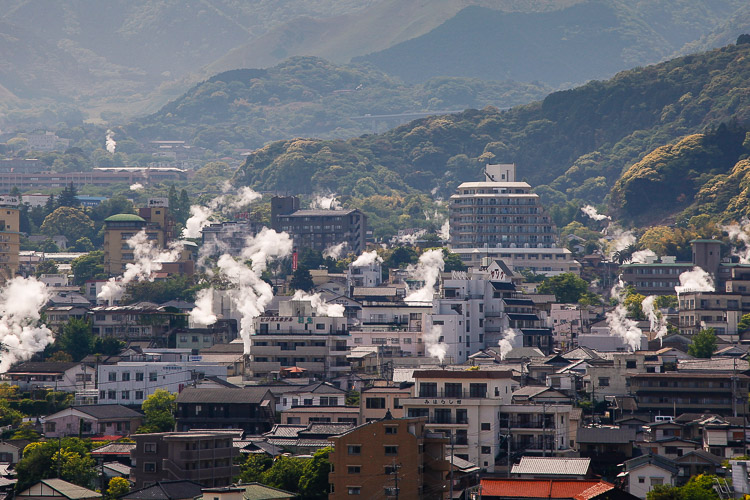 10% of the hot springs in Japan are located in Beppu