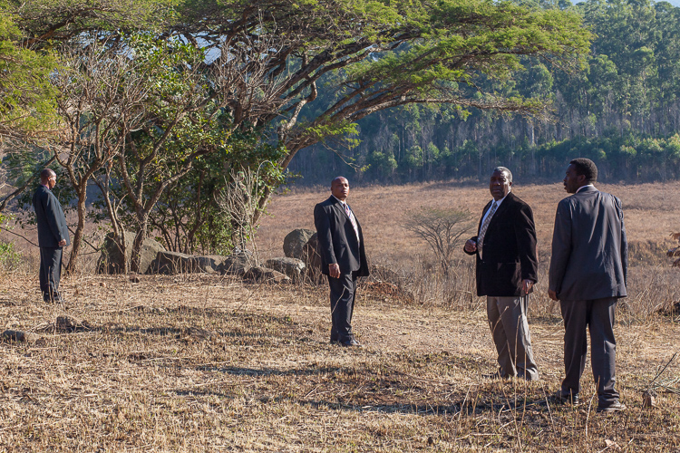 Some of Mswati III's private security men on edge.