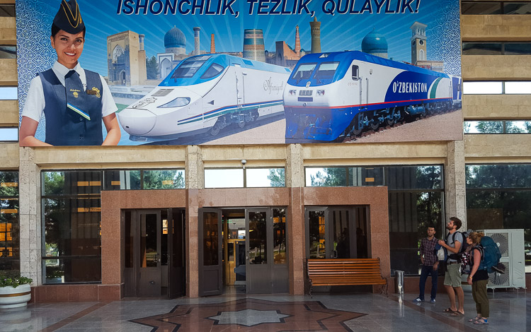 Afrosiyob train Uzbekistan