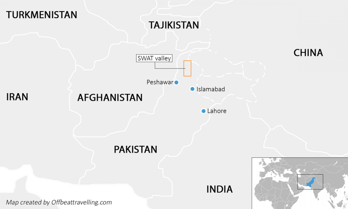 Map Pakistan SWAT