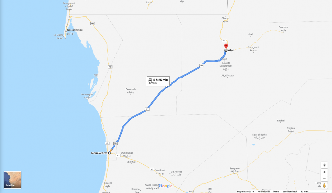 Nouakchott to Atar